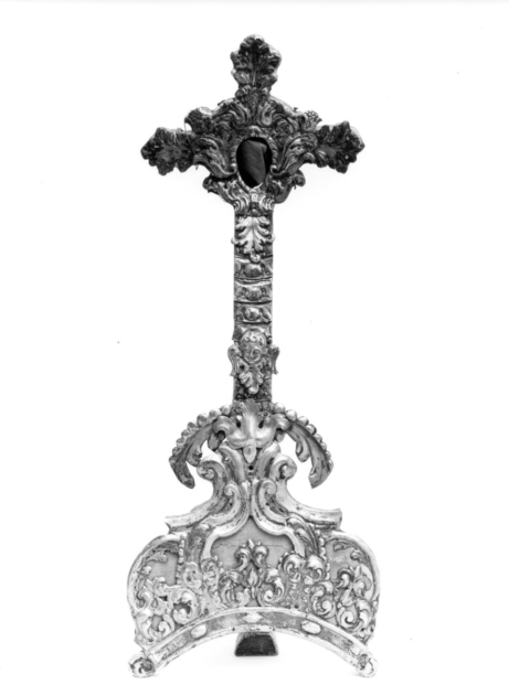 reliquiario - a croce - bottega toscana (sec. XVIII)
