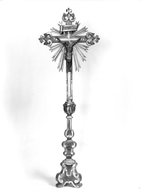 croce d'altare - ambito garfagnino (sec. XIX)
