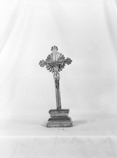 croce da tavolo - ambito garfagnino (sec. XIX)
