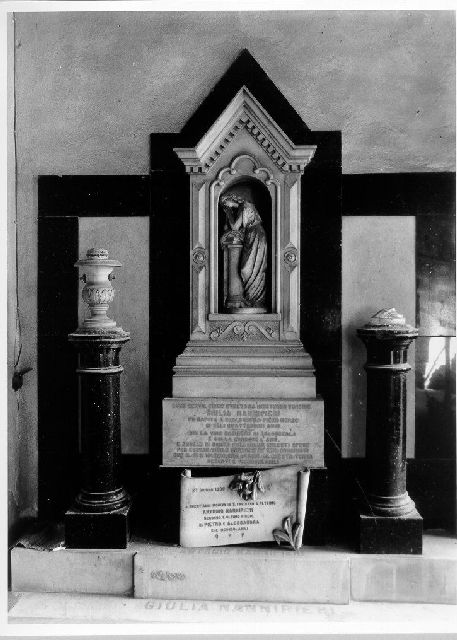 monumento funebre - bottega toscana (secc. XIX/ XX)