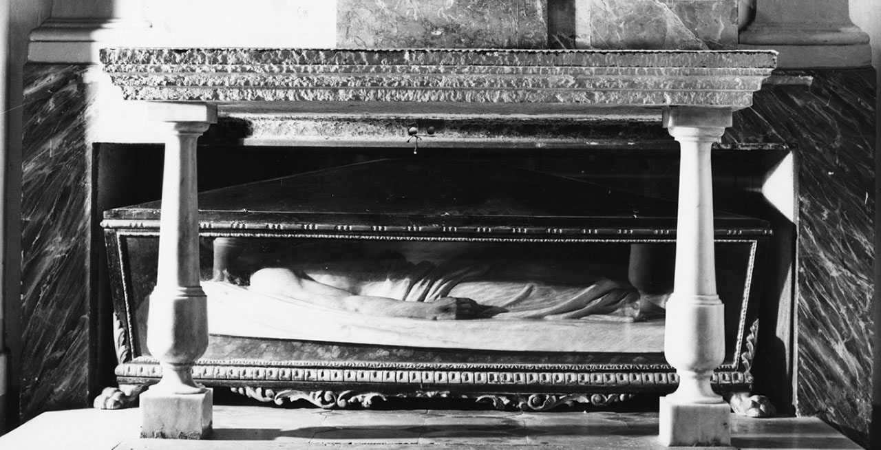 sarcofago - bottega toscana (fine/inizio secc. XVIII/ XIX)