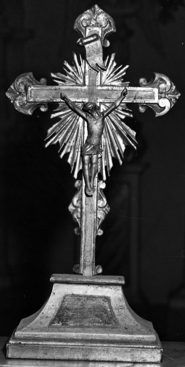 croce d'altare - bottega toscana (seconda metà sec. XVIII)