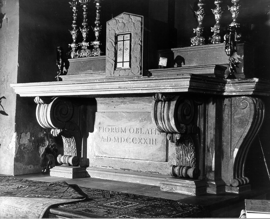 altare maggiore - bottega toscana (sec. XVIII)