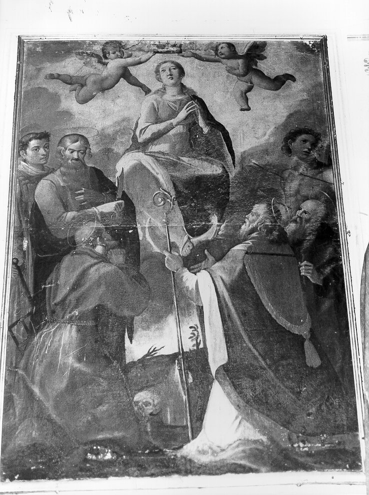 Madonna e Santi (dipinto) - ambito toscano (sec. XVII)