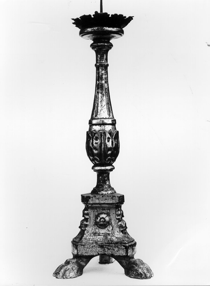 candeliere, serie - bottega toscana (secc. XVIII/ XIX)