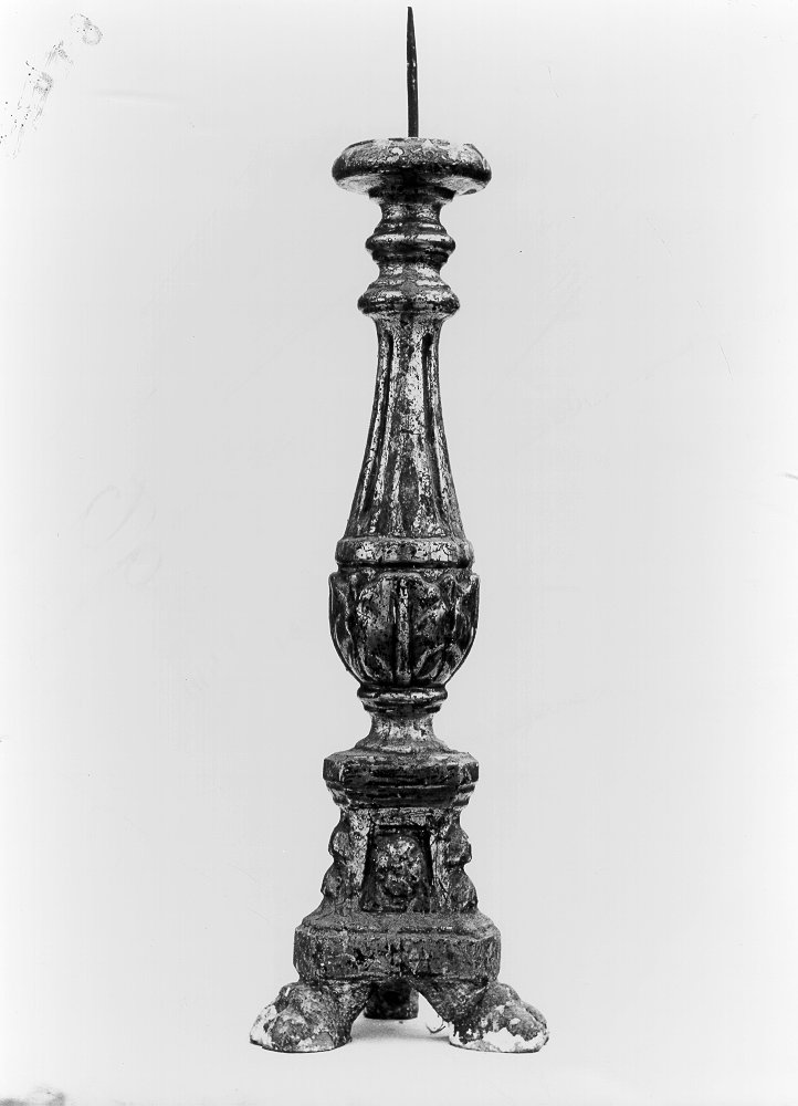 candeliere - bottega toscana (secc. XVIII/ XIX)