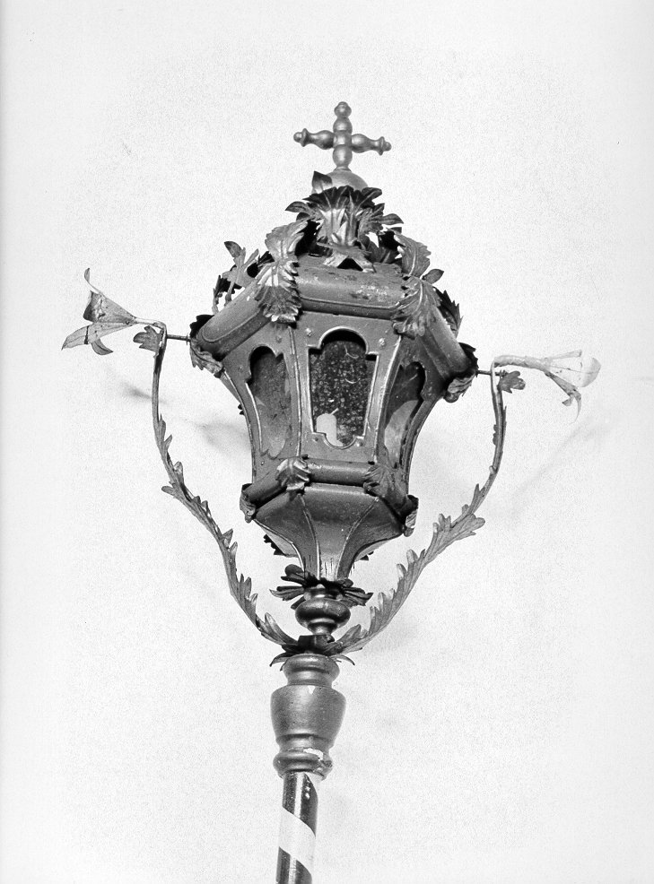 lanterna processionale, serie - bottega toscana (fine sec. XVIII)