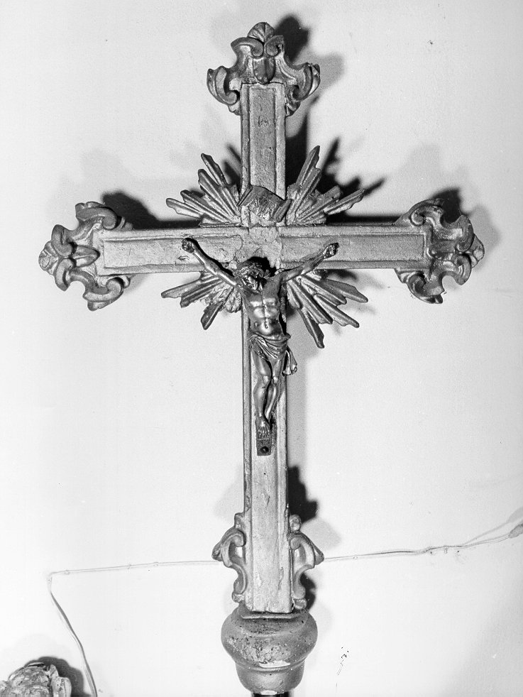 croce processionale - bottega toscana (fine sec. XVIII)