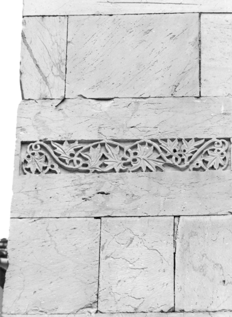 motivi decorativi a foglie d'acanto (rilievo) - bottega italiana (secc. XII/ XIII)