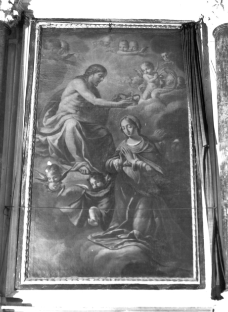 INCORONAZIONE DI MARIA VERGINE (dipinto) di Scaglia Girolamo (sec. XVII)