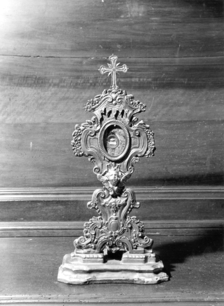 reliquiario - a ostensorio di Ulivieri Lorenzo Antonio (attribuito) (ultimo quarto sec. XVIII)
