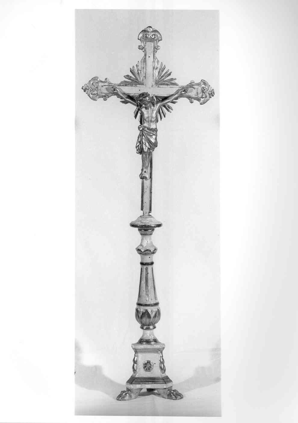 croce d'altare - bottega toscana (fine sec. XIX)