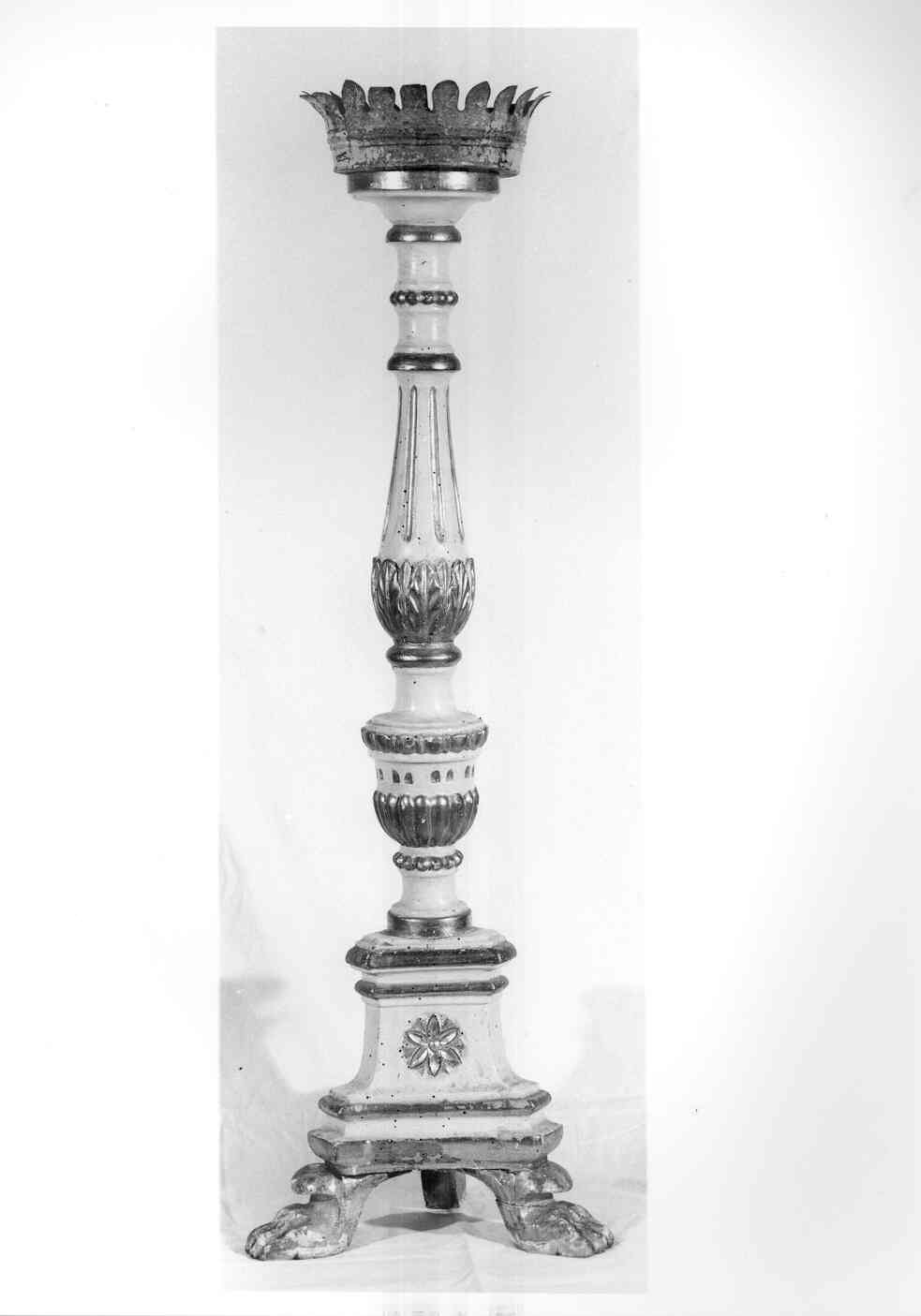 candeliere, serie - bottega toscana (fine sec. XIX)