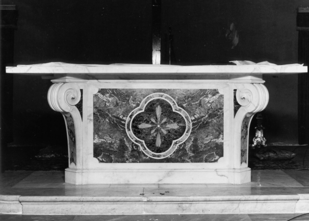altare maggiore - ambito apuoversiliese (secc. XVIII/ XIX)