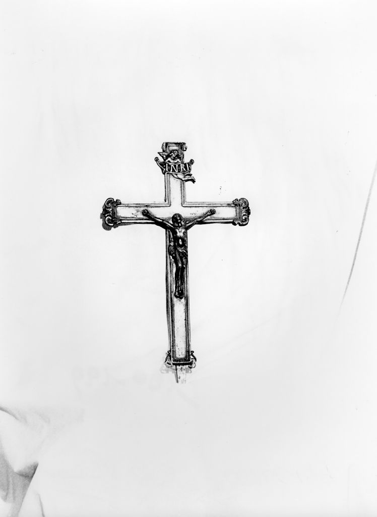 Cristo crocifisso (croce processionale) - bottega toscana (inizio sec. XVIII)