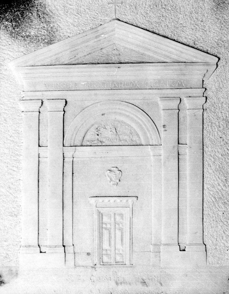 Progetto di chiesa (rilievo) - bottega apuana (sec. XX)