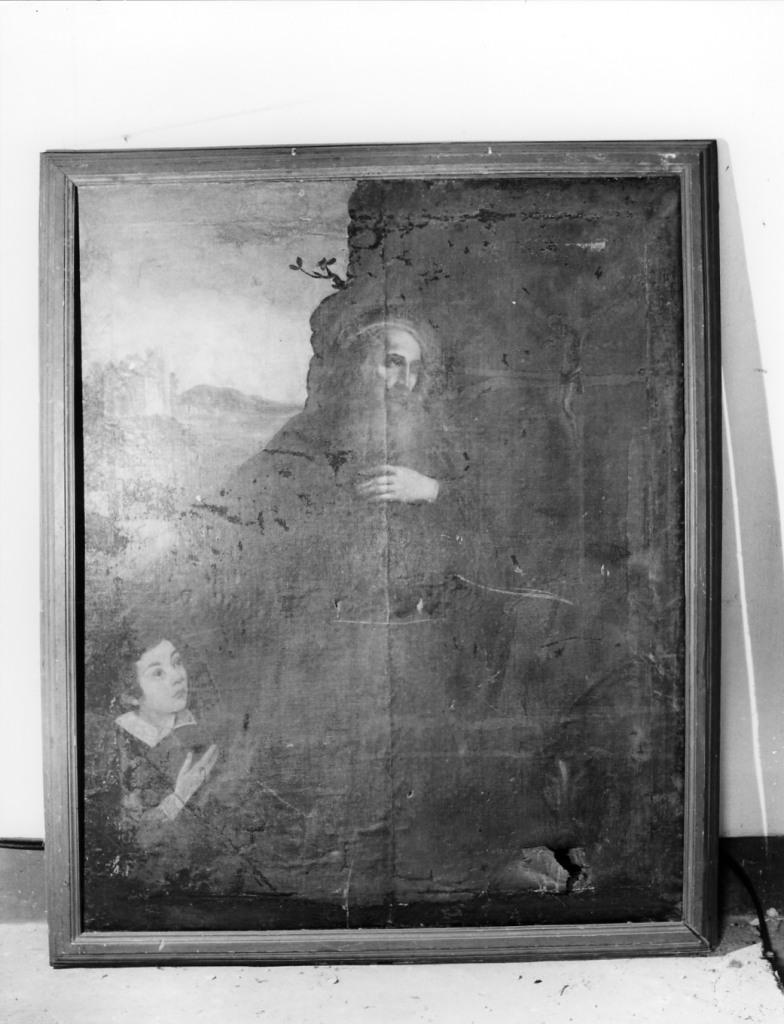 Santo con bambino (dipinto) - ambito toscano (sec. XVIII)