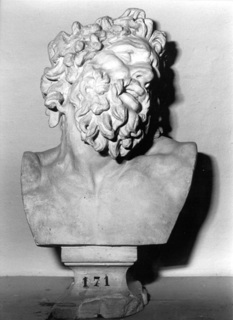 LAOCOONTE, BUSTO MASCHILE (scultura) - ambito italiano (seconda metà sec. XIX)