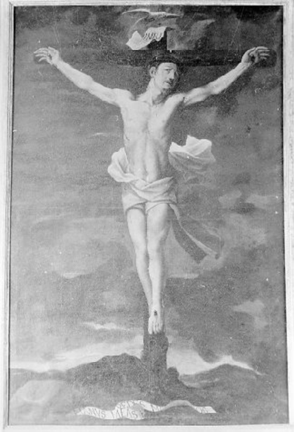 Cristo crocifisso (dipinto) - ambito italiano (sec. XIX)