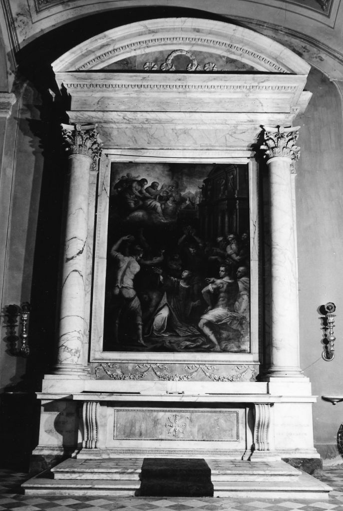 altare - a mensa, serie di Lazzarini Giovanni (sec. XIX)