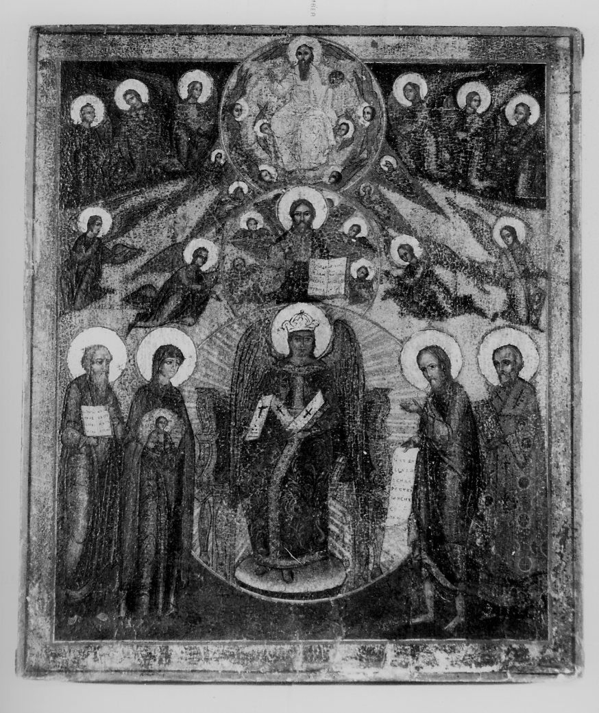 La divina Sapienza (?) (icona) - ambito russo (sec. XIX)