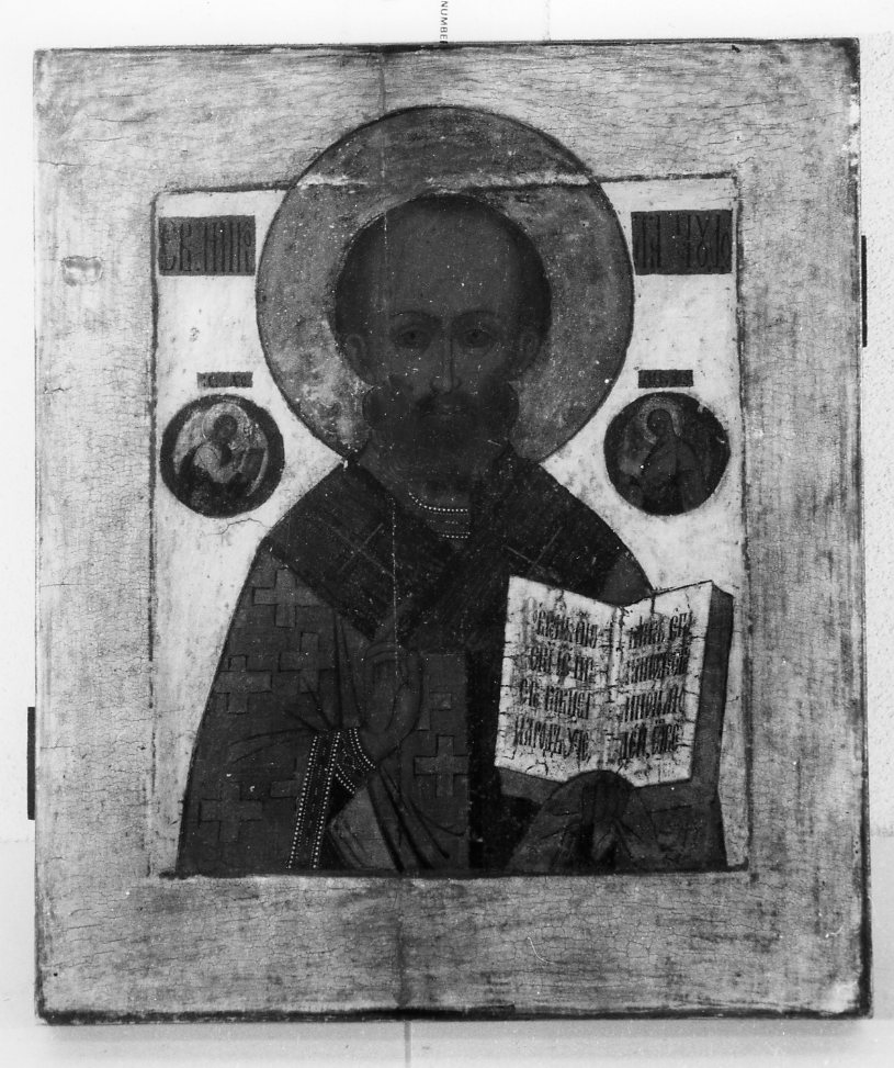 san Nicola, san Nicola di Bari (icona) - ambito russo (sec. XIX)