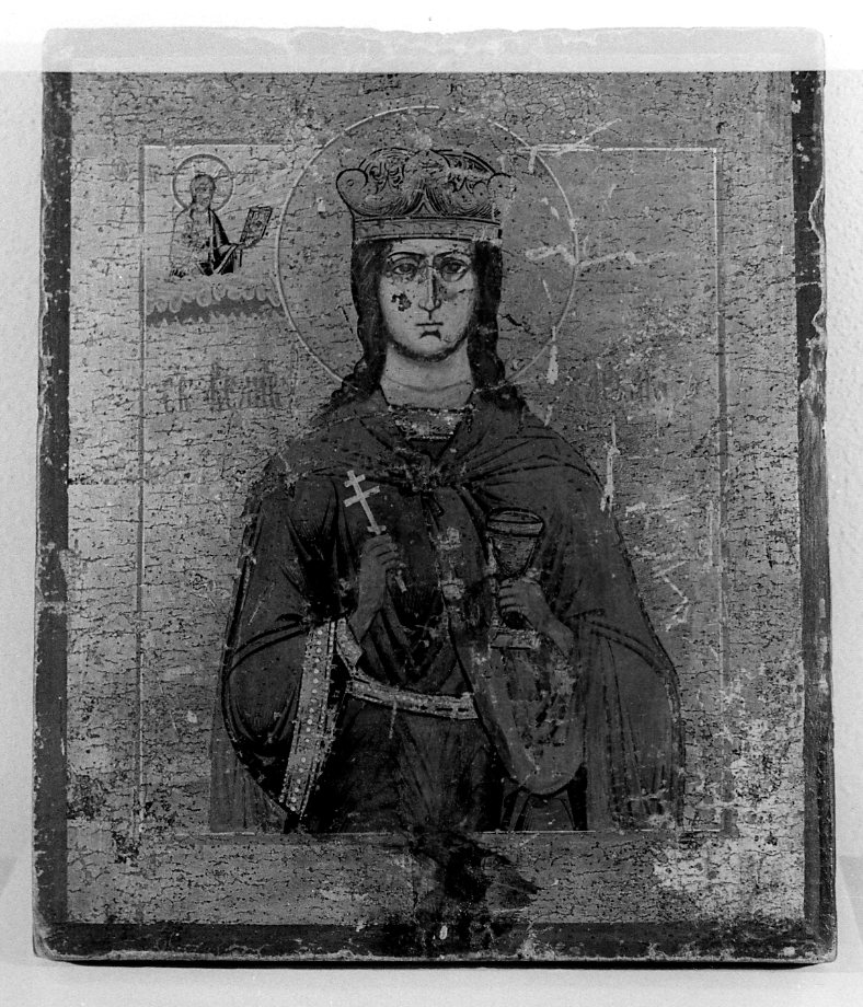 Santa Parasceva, santa martire (icona) - ambito russo (sec. XIX)