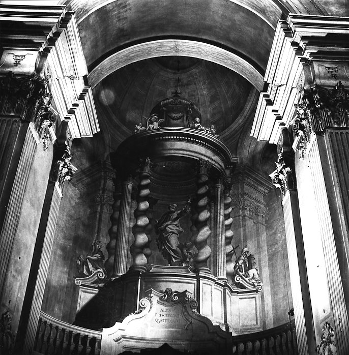 S. Pietro/ La Fede/ Angeli (decorazione pittorica) di Tarocchi Mattia, Tempesti Giovanni Battista (sec. XVIII)