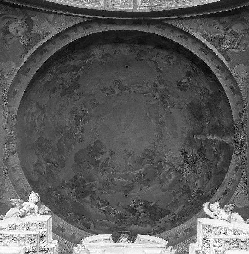 dipinto, complesso decorativo di Grandi Gerolamo, Cassiani Stefano, Grandi Giovanni Battista, Rolli Giuseppe Maria (sec. XVII)