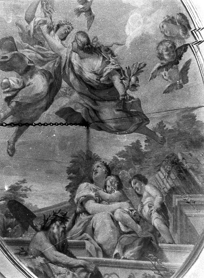 allegoria fluviale (Arno?) (decorazione pittorica) di Tommasi Tommaso (prima metà sec. XVIII)