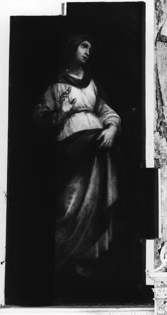 Madonna, San Giovanni, angeli (dipinto) - ambito italiano (prima metà sec. XVII)