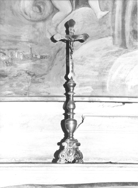 croce processionale - bottega italiana (sec. XX)