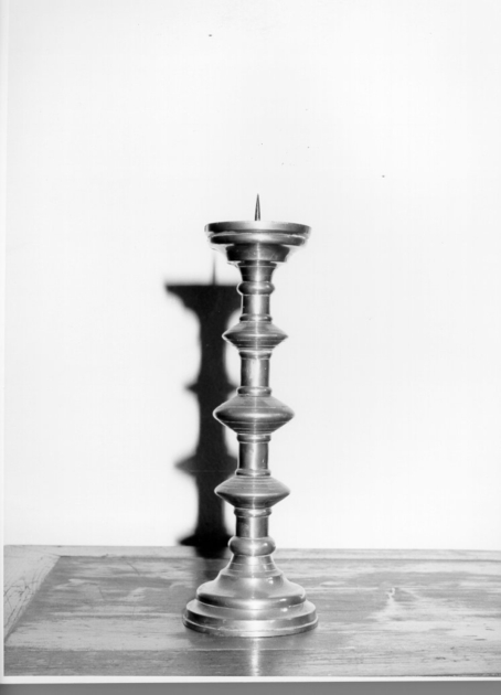 candeliere d'altare, serie - bottega italiana (prima metà sec. XX)