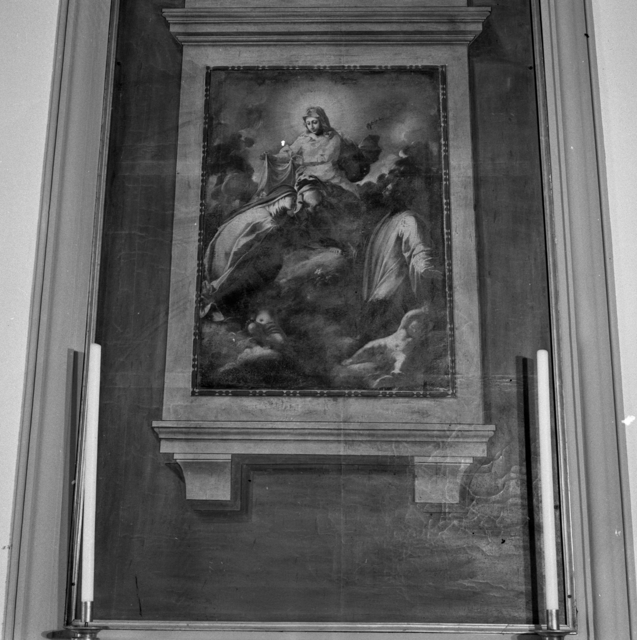 Madonna e Santi (dipinto) - ambito toscano (metà sec. XVIII)