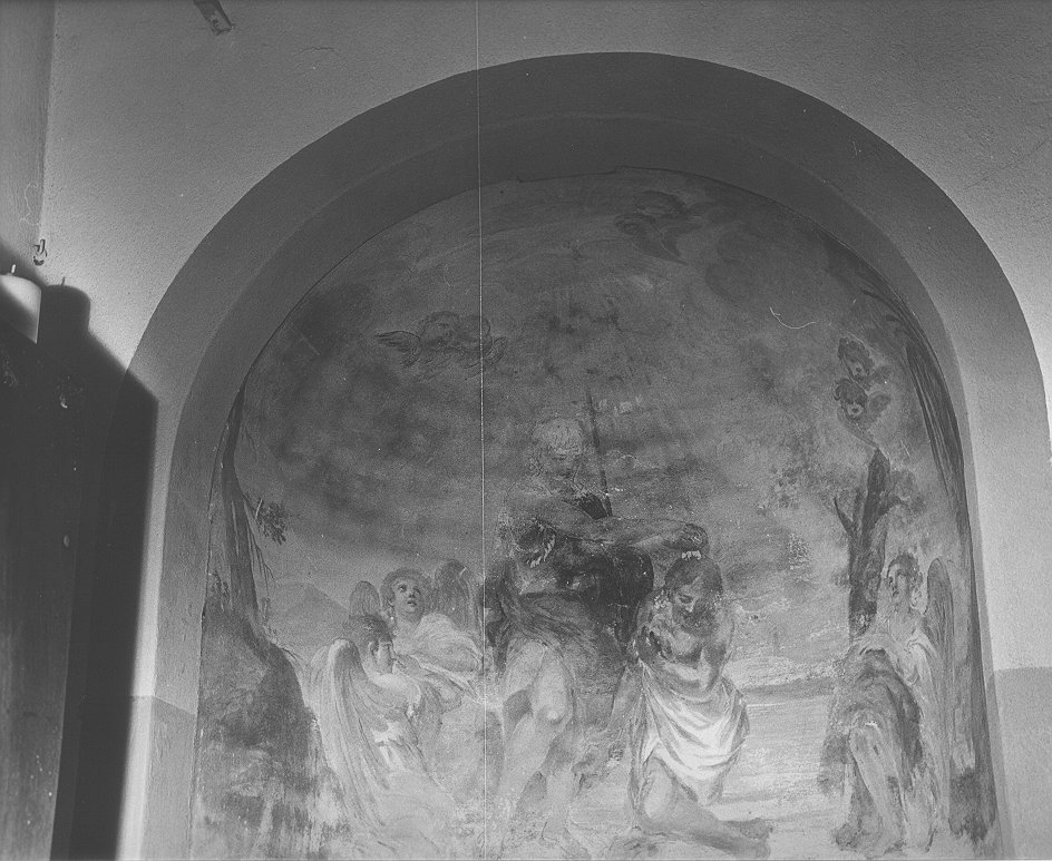 BATTESIMO DI CRISTO (dipinto) - ambito toscano (seconda metà sec. XVIII)