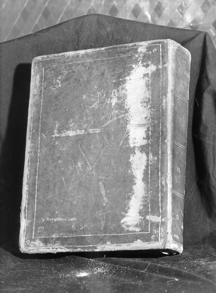 coperta di libro liturgico - bottega senese (sec. XVIII)