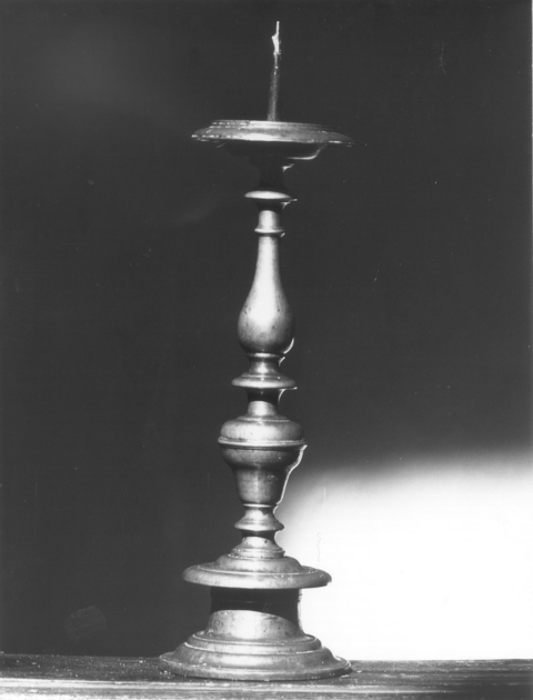 candeliere - bottega italiana (sec. XVIII, sec. XX)