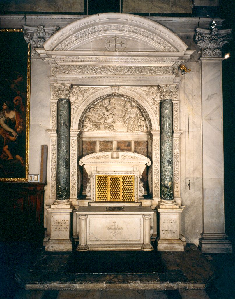 altare di Lorenzi Giovan Battista detto Battista del Cavaliere (sec. XVI)
