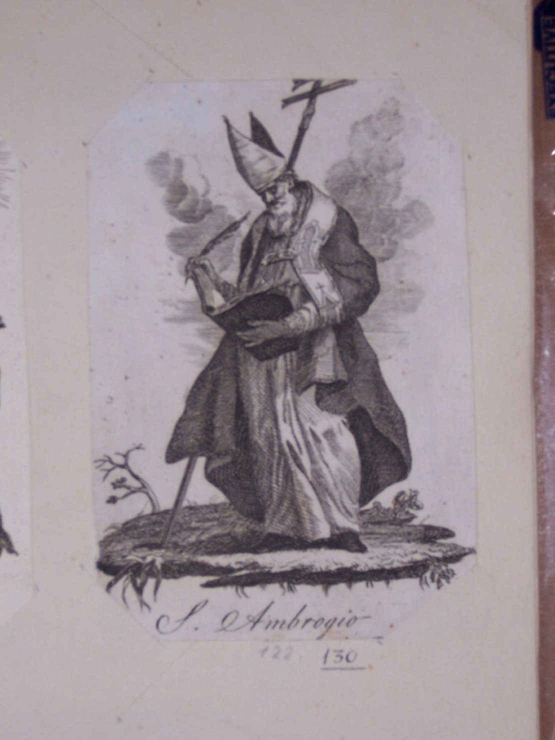 Sant'Ambrogio (stampa) di Wagner Joseph (sec. XVIII)