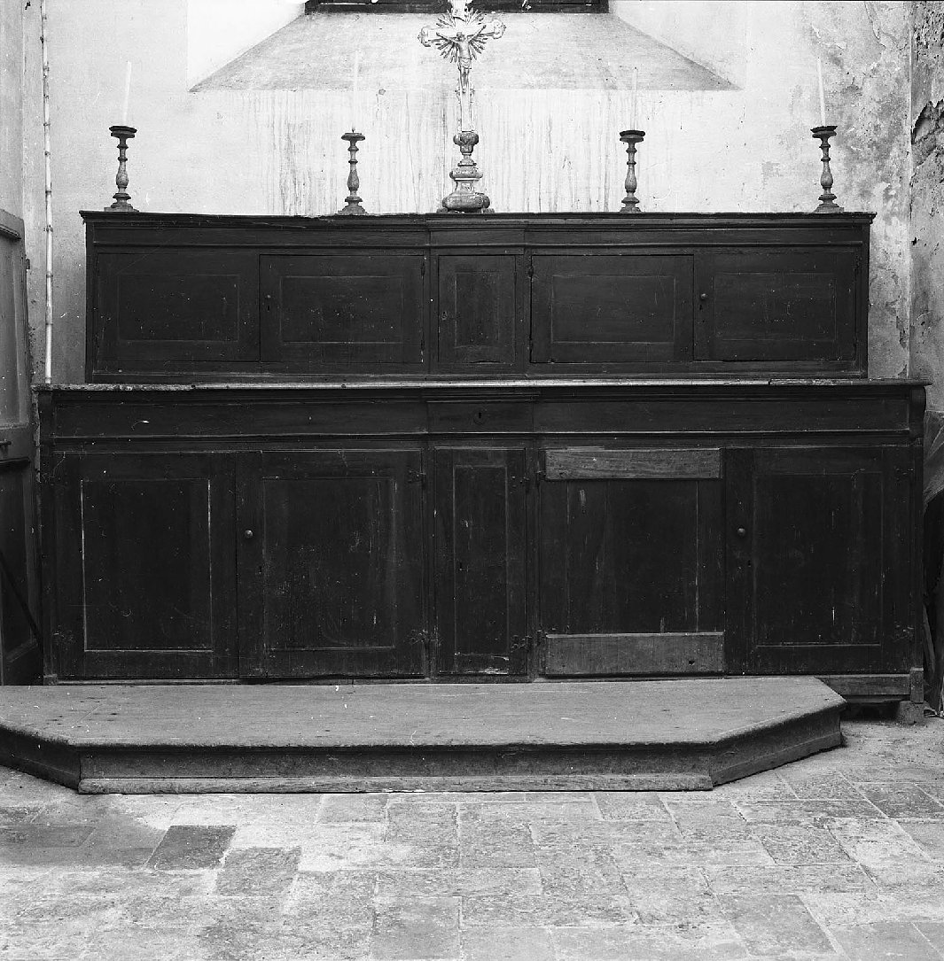 armadio da sacrestia, opera isolata - bottega toscana (sec. XVIII)