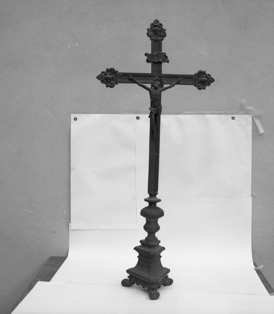 base per croce d'altare, opera isolata - bottega toscana (sec. XVII)