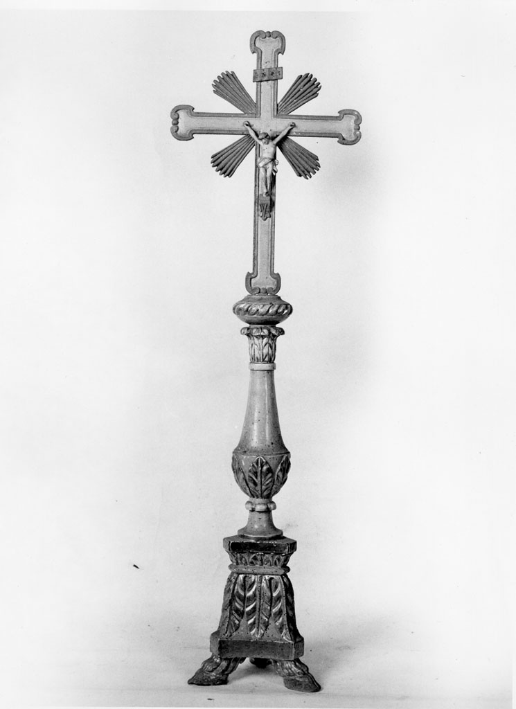 croce d'altare, opera isolata - bottega toscana (fine/inizio secc. XVIII/ XIX)