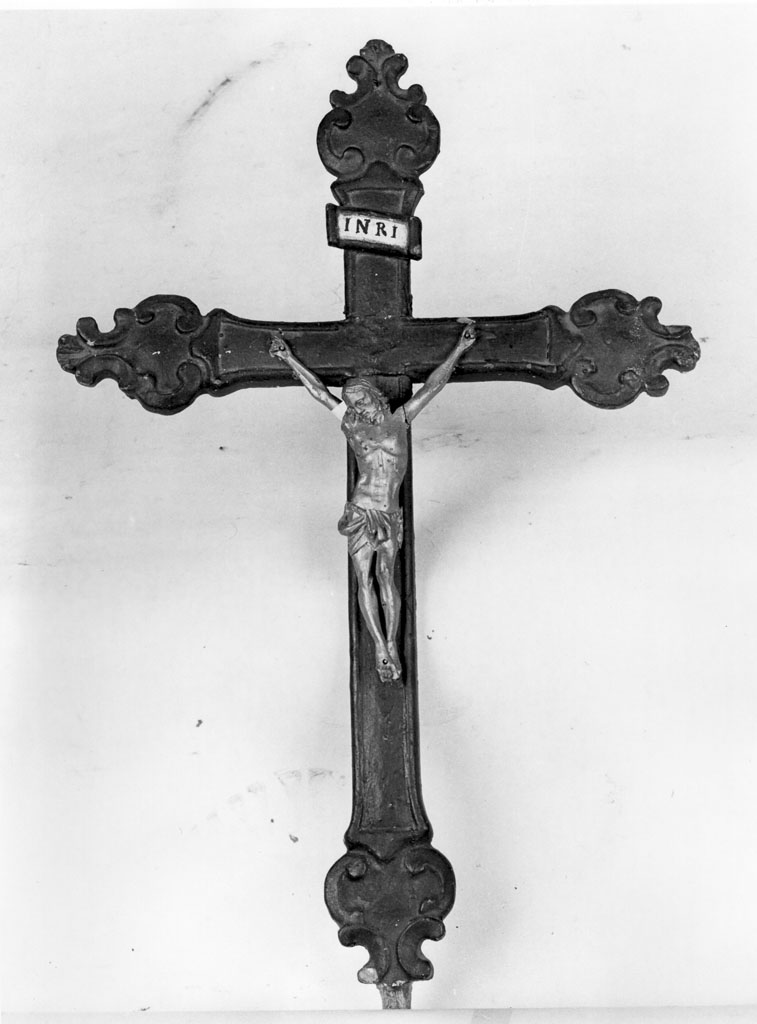 croce d'altare, elemento d'insieme - bottega toscana (sec. XVIII)