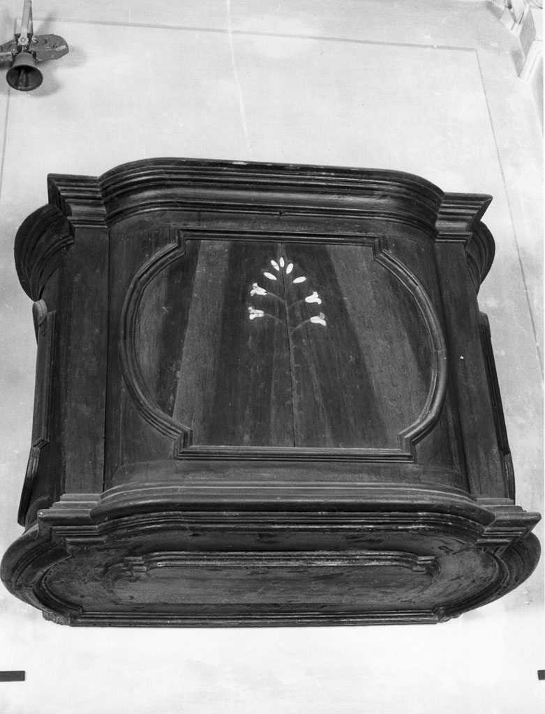 pulpito, opera isolata - bottega toscana (sec. XVIII)