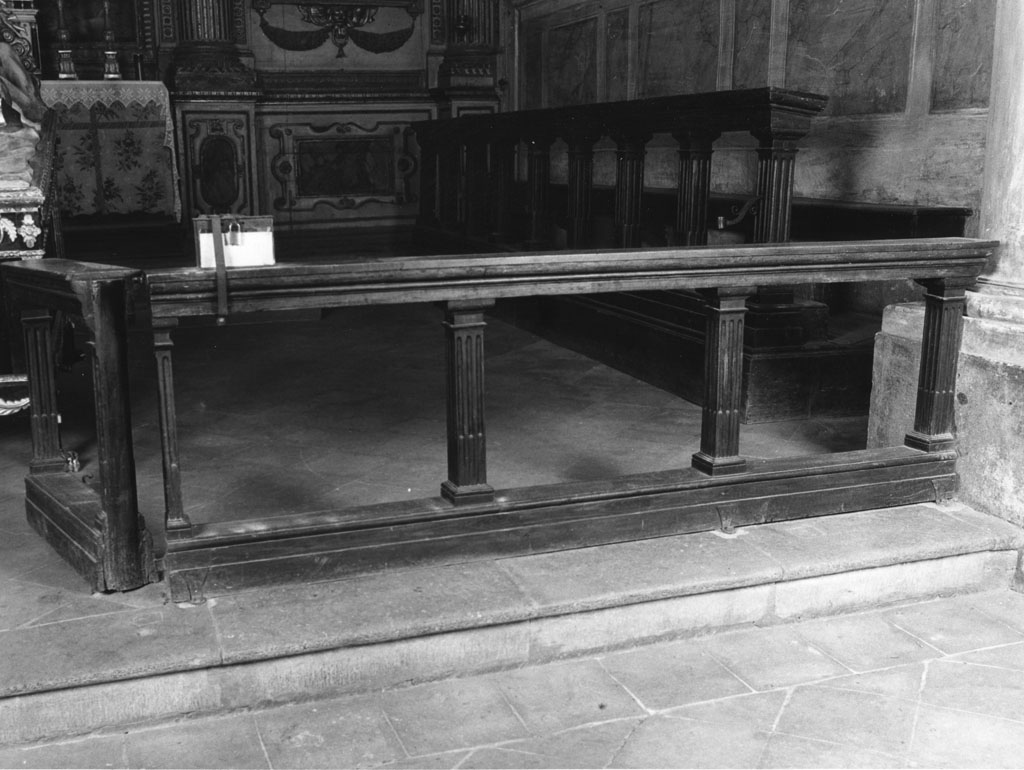 balaustrata di altare, opera isolata - bottega toscana (sec. XVIII)