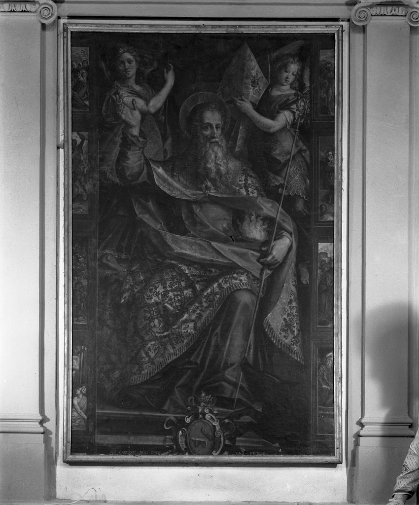 Sant'Antonio Abate (dipinto) di Alberti Durante detto Durante dal Borgo (attribuito) (fine sec. XVI)