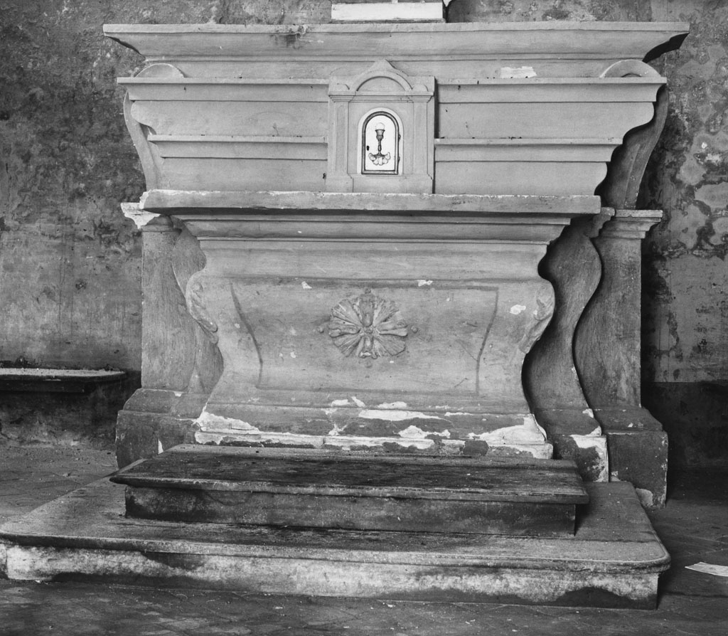 altare maggiore - bottega aretina (sec. XVIII)