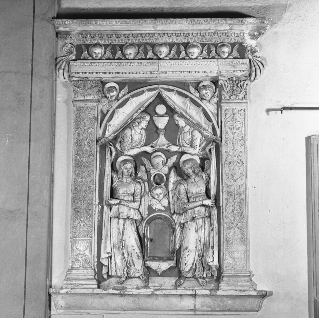 armadietto per oli santi di Della Robbia Andrea (bottega) (prima metà sec. XV)