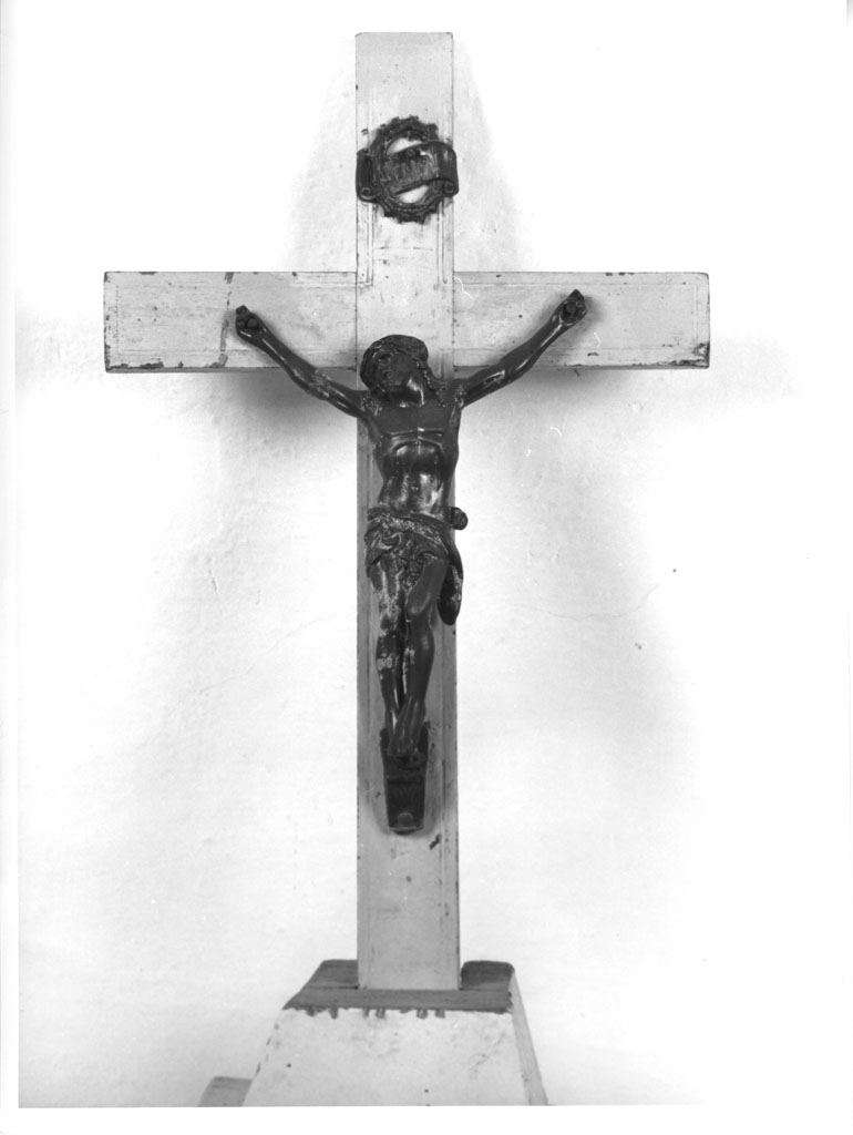 Cristo crocifisso (croce da tavolo) - bottega toscana (secc. XVIII/ XX)