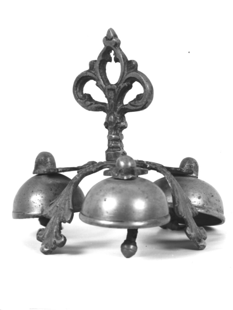 campanello d'altare multiplo - bottega toscana (fine/inizio secc. XIX/ XX)
